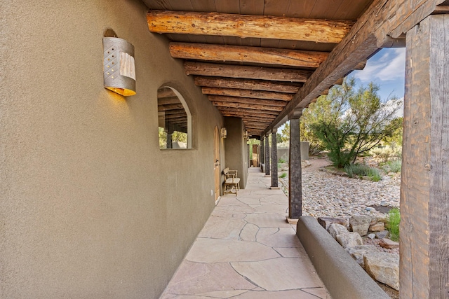 26 Camino Los Angelitos, Santa Fe, NM 87540 - view of patio / terrace