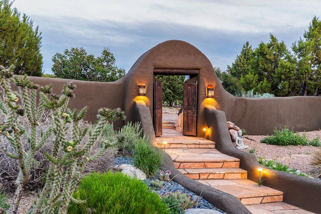 26 Camino Los Angelitos, Santa Fe, NM 87540 - view of property entrance
