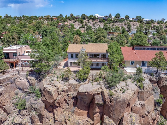 1327 San Ildefonso Rd, Los Alamos, NM 87544 - aerial view of property and surrounding area