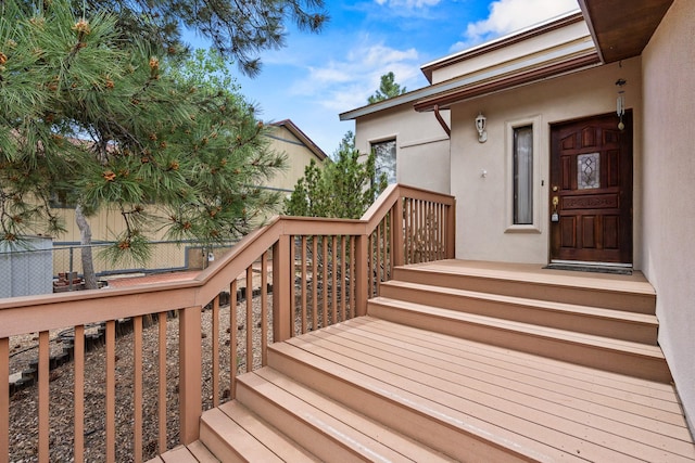 1327 San Ildefonso Rd, Los Alamos, NM 87544 - view of wooden deck