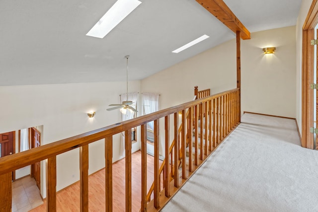 1327 San Ildefonso Rd, Los Alamos, NM 87544 - hall with a skylight and healthy amount of natural light