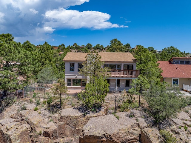 1327 San Ildefonso Rd, Los Alamos, NM 87544 - view of rear view of house