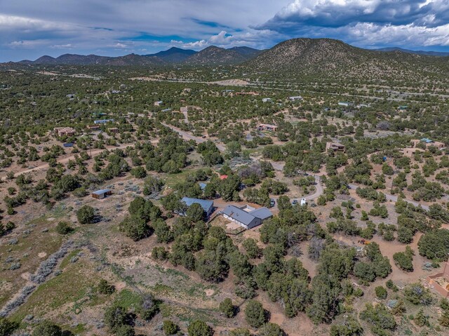 71 Apache Plume Dr, Santa Fe, NM 87508 - aerial view of a mountainous background