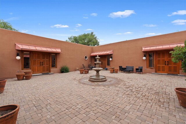 749 Alto St Unit A, Santa Fe, NM 87501 - view of patio / terrace