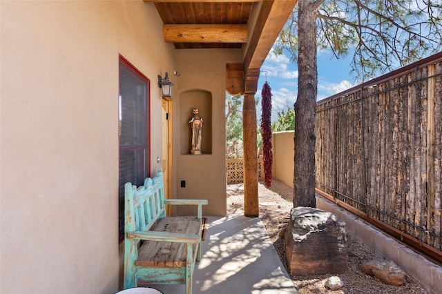 505 Juniper Dr Unit B, Santa Fe, NM 87501 - view of patio