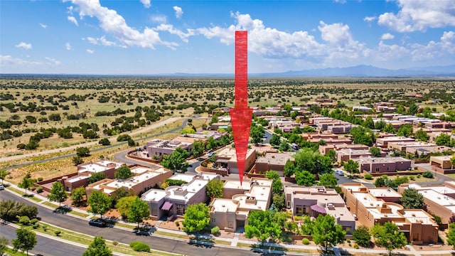 15 Cimarron Pass, Santa Fe, NM 87508 - drone / aerial view of a mountainous background