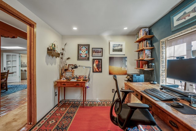 1402A Bishops Lodge Rd, Santa Fe, NM 87506 - office space with recessed lighting and carpet