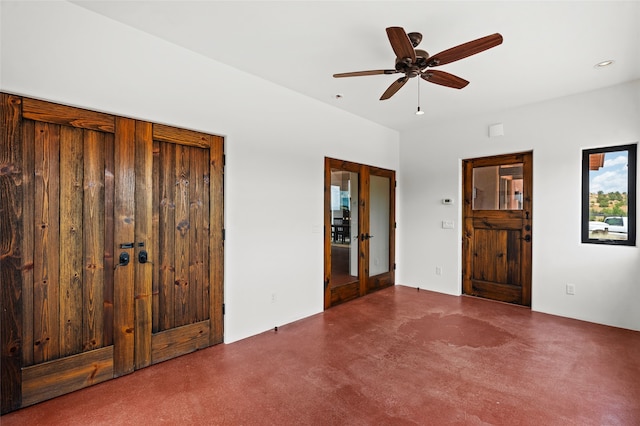 681 General Goodwin Rd, Cerrillos, NM 87010 - unfurnished room with a ceiling fan