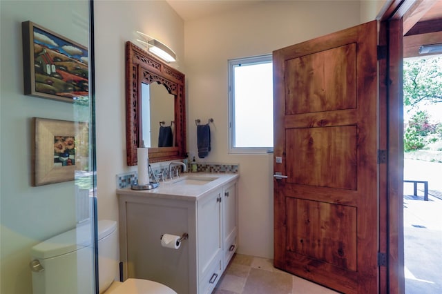 974 Old Santa Fe Trl, Santa Fe, NM 87505 - bathroom featuring toilet and vanity