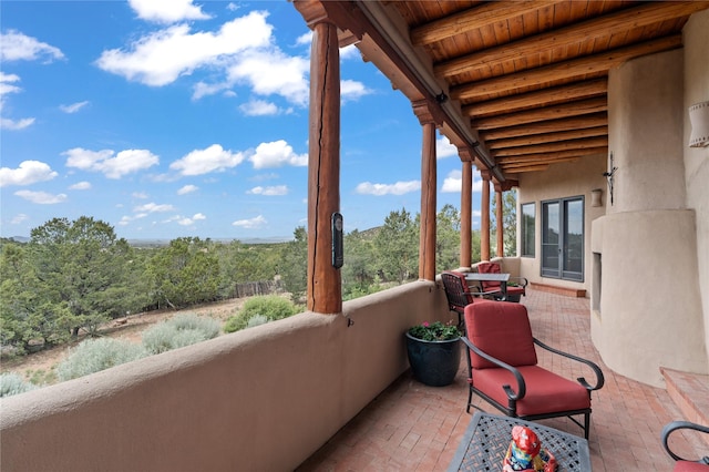 17 Alteza, Santa Fe, NM 87508 - view of balcony