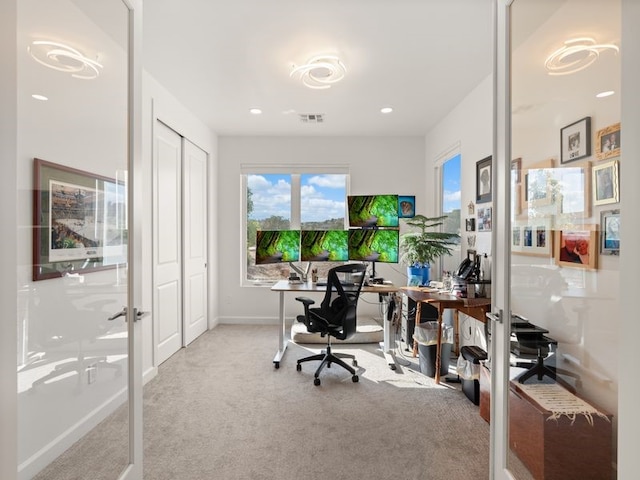 2324 Venada Rd, Rio Rancho, NM 87144 - home office with carpet and plenty of natural light