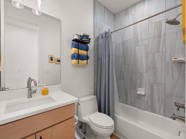 2324 Venada Rd, Rio Rancho, NM 87144 - bathroom featuring vanity and shower / bath combo with shower curtain
