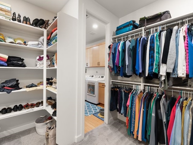 2324 Venada Rd, Rio Rancho, NM 87144 - walk in closet featuring washer / clothes dryer