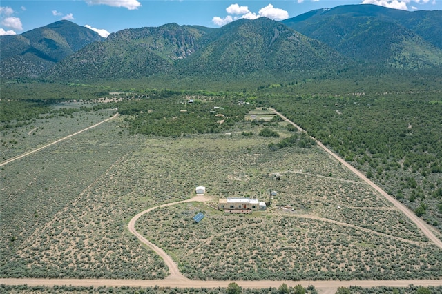 131 Quintana Rd, Questa, NM 87556 - drone / aerial view of a mountain backdrop