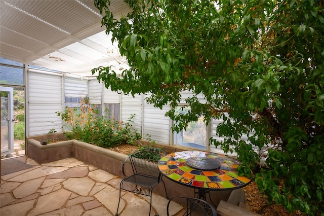 131 Quintana Rd, Questa, NM 87556 - view of patio / terrace with outdoor dining space