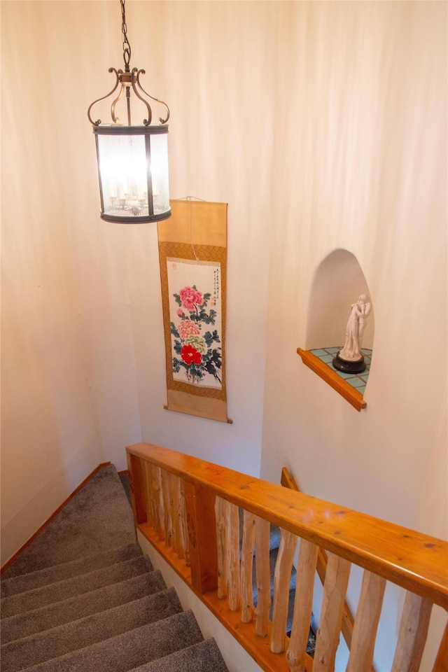 7 Paseo De Rincon, Santa Fe, NM 87508 - view of staircase