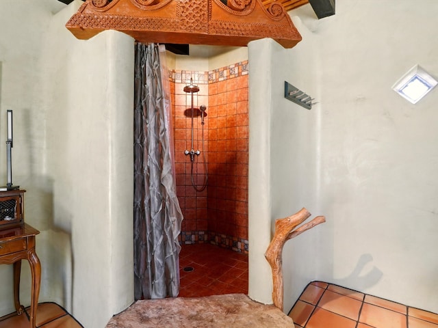 31AB Hondo Trl, Santa Fe, NM 87508 - stairs with tile patterned flooring