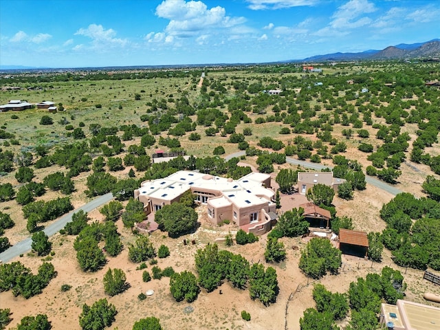 31AB Hondo Trl, Santa Fe, NM 87508 - view from above of property with a mountain backdrop
