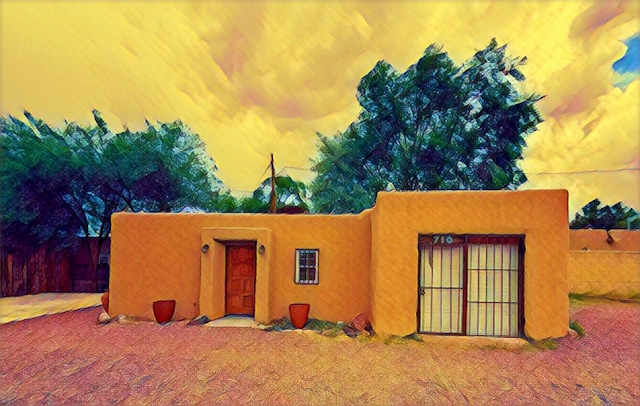 710 S St Fracncis S, St Fracncis, Santa Fe, NM 87505 - southwest-style home with stucco siding