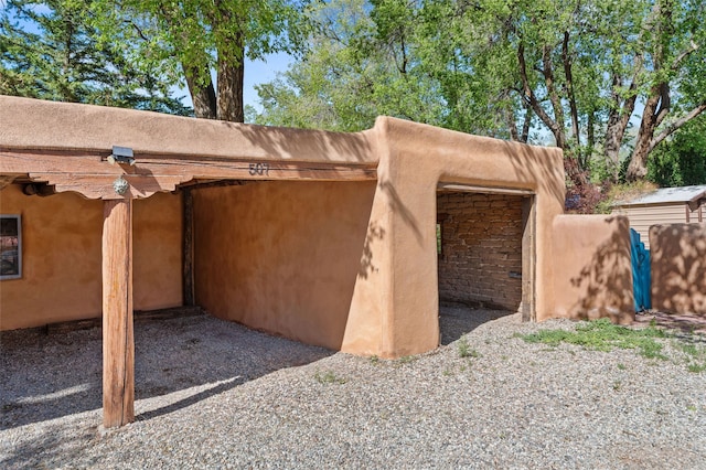507 Acequia Madre, Santa Fe, NM 87505 - view of patio