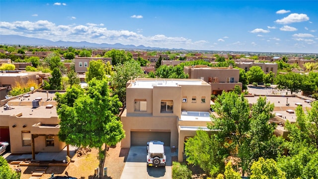 4737 Sundial Way, Santa Fe, NM 87507 - aerial perspective of suburban area with mountains