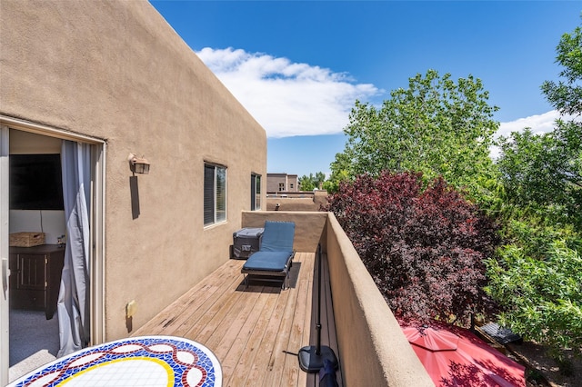 4737 Sundial Way, Santa Fe, NM 87507 - balcony with area for grilling