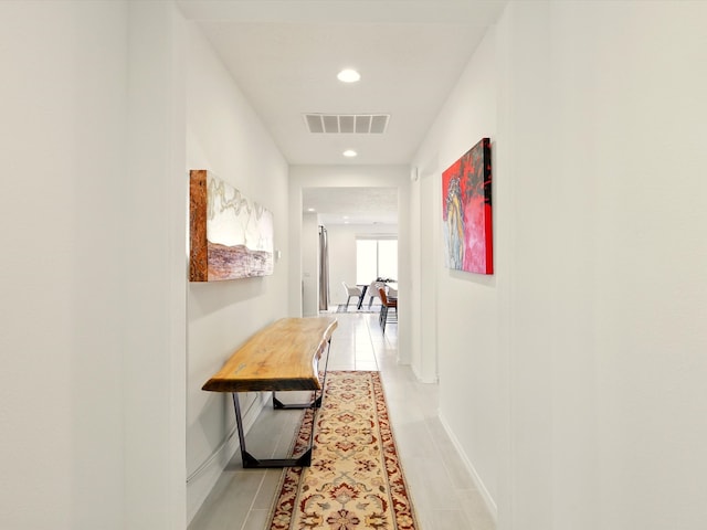 13 Firecrown Ln, Santa Fe, NM 87508 - hall featuring recessed lighting and light tile patterned floors