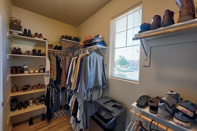 139 Rancho Viejo Blvd, Santa Fe, NM 87508 - spacious closet featuring wood finished floors