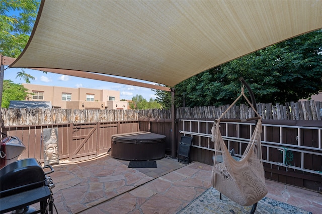 7206 Avenida El Nido, Santa Fe, NM 87507 - view of patio / terrace