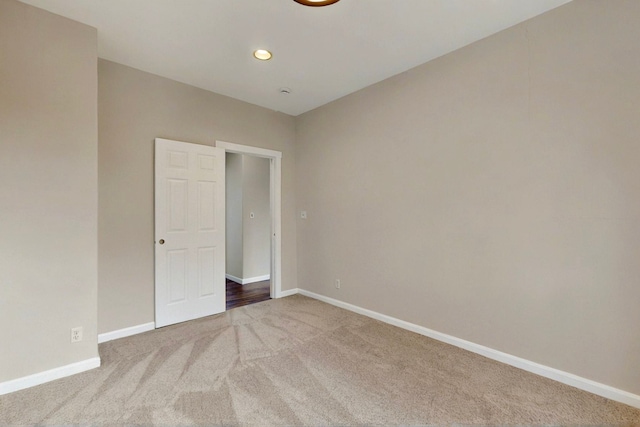 5 Wood Flower, Santa Fe, NM 87508 - unfurnished room featuring carpet flooring and recessed lighting