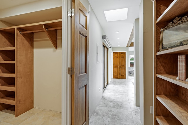 3046 Plaza Blanca, Santa Fe, NM 87507 - hall with a skylight