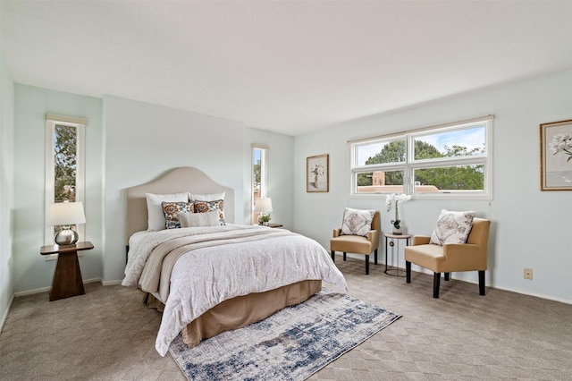 3046 Plaza Blanca, Santa Fe, NM 87507 - bedroom with light colored carpet and baseboards