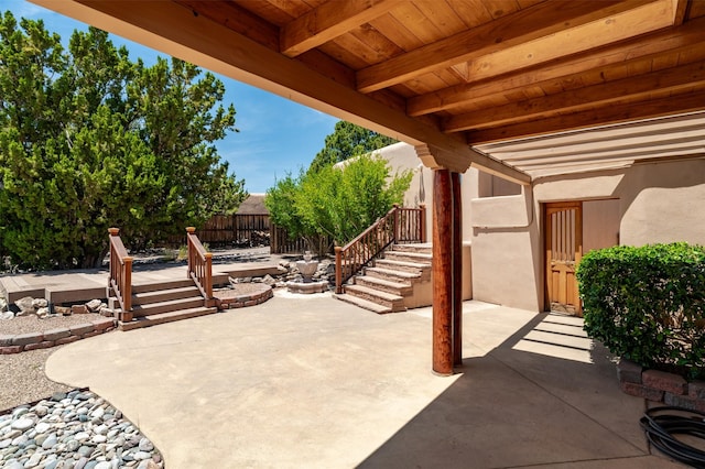 3046 Plaza Blanca, Santa Fe, NM 87507 - view of patio / terrace