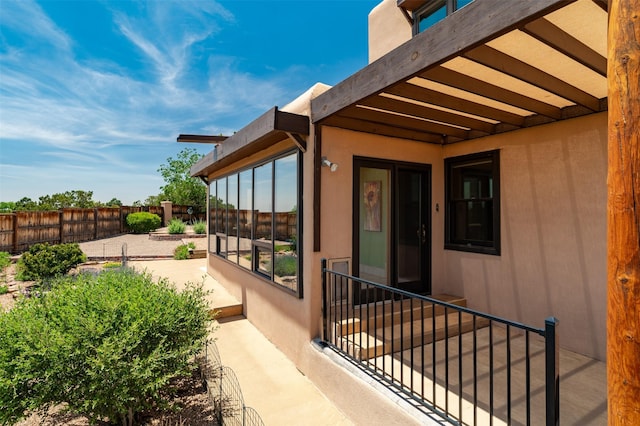 3046 Plaza Blanca, Santa Fe, NM 87507 - view of patio