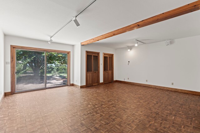 320 Valle Del Sol, White Rock, NM 87547 - unfurnished room featuring track lighting and baseboards