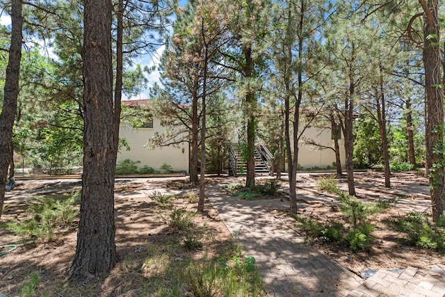 320 Valle Del Sol, White Rock, NM 87547 - view of yard featuring stairs