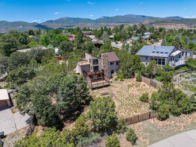 620 Navajo, Los Alamos, NM 87544 - drone / aerial view of a mountainous background