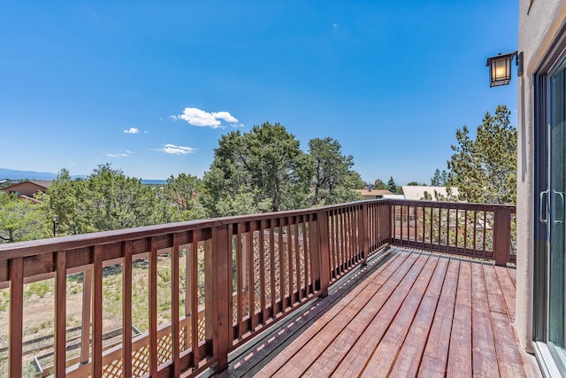 620 Navajo, Los Alamos, NM 87544 - view of wooden terrace