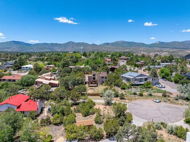 620 Navajo, Los Alamos, NM 87544 - aerial view of residential area featuring a mountainous background