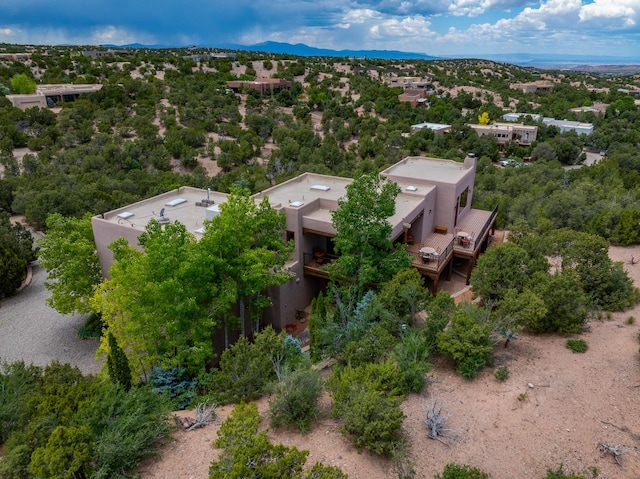 19 Camino Don Carlos, Santa Fe, NM 87506 - drone / aerial view of a mountainous background