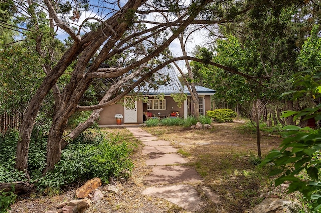 46 Sibley, Santa Fe, NM 87508 - view of front of property with stucco siding