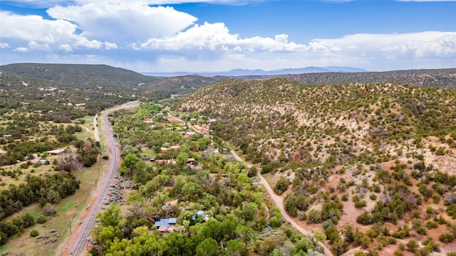 46 Sibley, Santa Fe, NM 87508 - drone / aerial view of a mountain backdrop