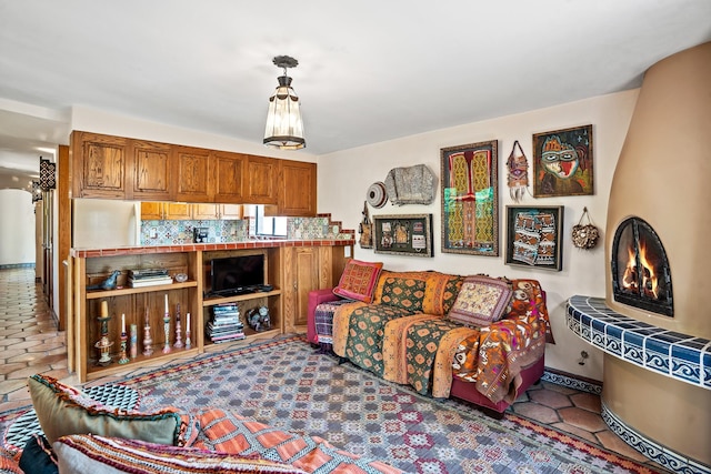 234 Ambrosio Unit A, Santa Fe, NM 87501 - living area featuring baseboards