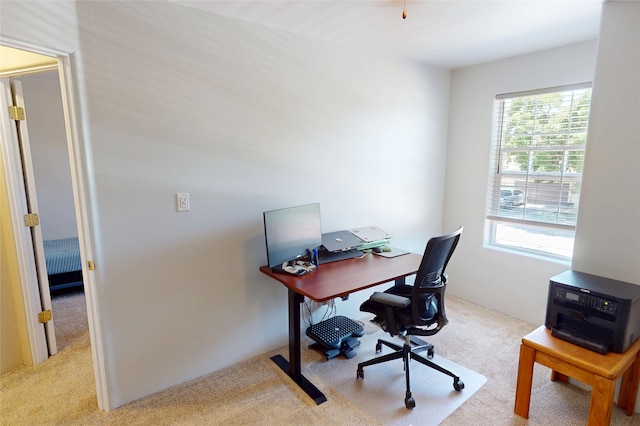 310 Grand Cyn, White Rock, NM 87547 - view of carpeted home office