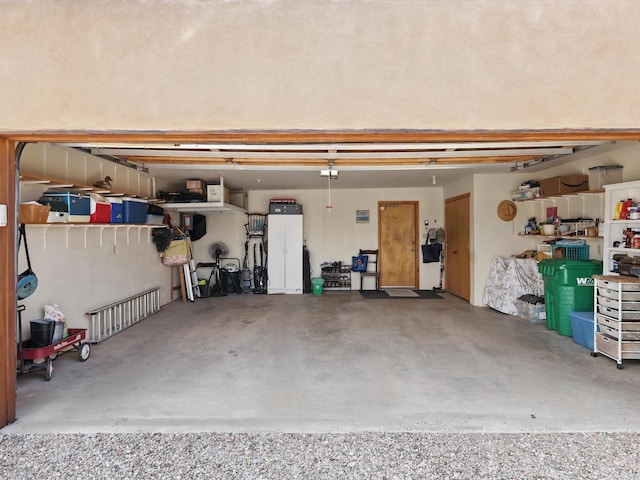62 Camerada Loop, Santa Fe, NM 87508 - garage with a garage door opener