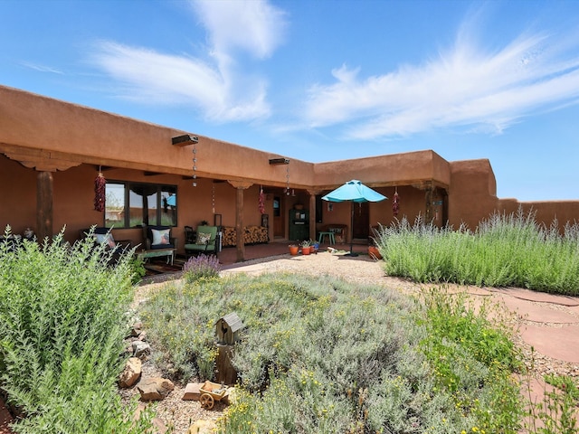 62 Camerada Loop, Santa Fe, NM 87508 - back of house