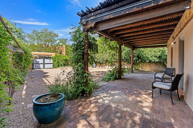 610 Rio Grande Ave, Santa Fe, NM 87501 - view of patio