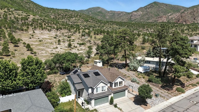 4857 Yucca St, Los Alamos, NM 87544 - aerial view of property and surrounding area with a mountainous background