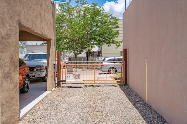 815 Baca Unit C, Santa Fe, NM 87505 - view of gate