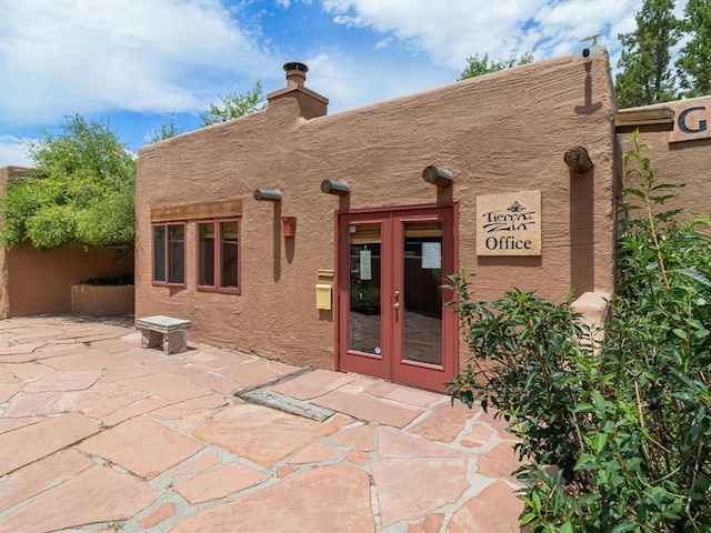2600 Zia Unit C6, Santa Fe, NM 87505 - back of house with french doors and a patio